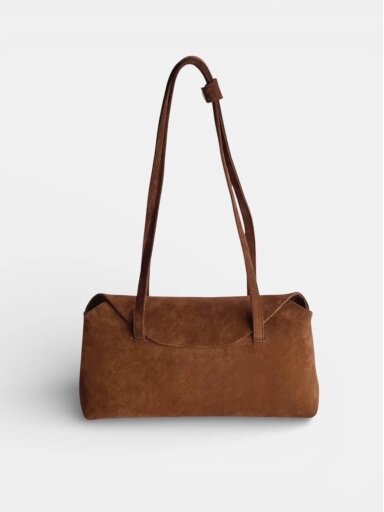 SELENE AMAS Juliette odinė rankinė - Pecan Suede