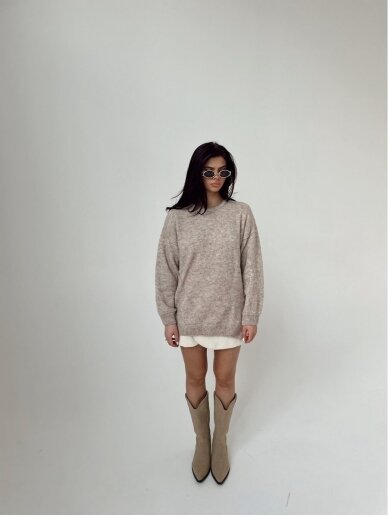 ACADA studio smėlio spalvos FLUFFY megztinis