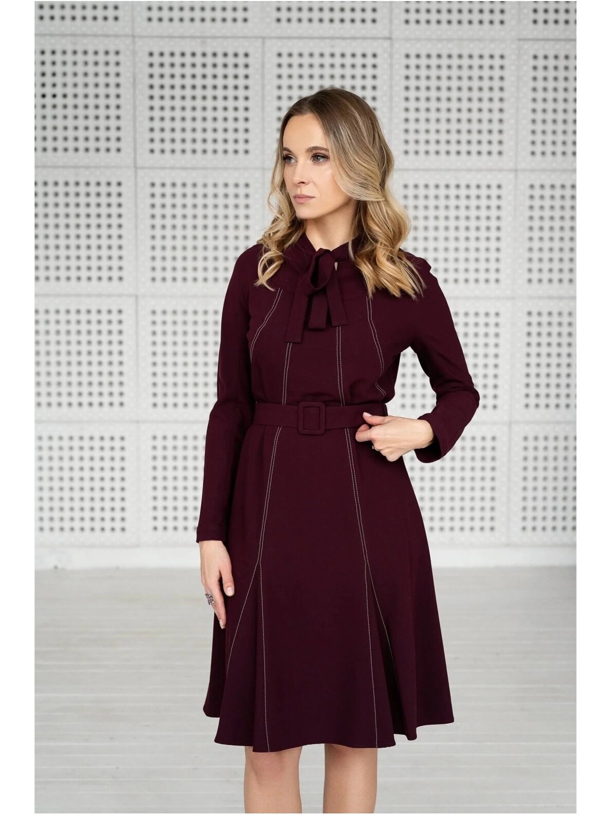 FG ATELIER bordo suknelė 1 FG ATELIER bordo suknelė 1