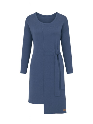 AG design mėlyna megzta merino vilnos suknelė Claudia AG design mėlyna megzta merino vilnos suknelė Claudia