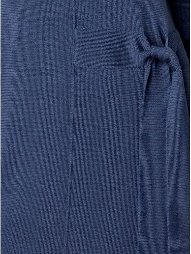AG design mėlyna  megzta merino vilnos suknelė Claudia 5