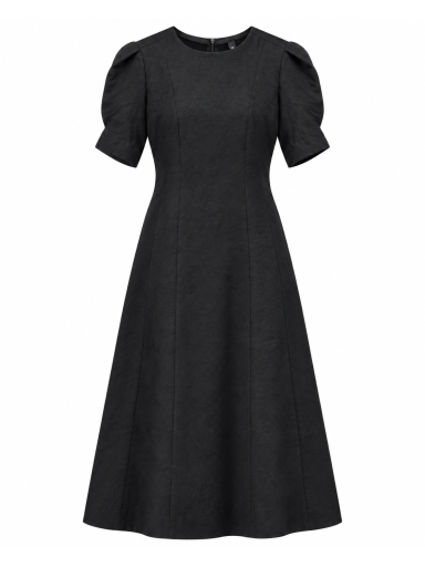 BAGOTA JUODA ELEGANTIŠKA ŽAKARDINĖ SUKNELĖ