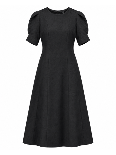 BAGOTA JUODA ELEGANTIŠKA ŽAKARDINĖ SUKNELĖ BAGOTA JUODA ELEGANTIŠKA ŽAKARDINĖ SUKNELĖ