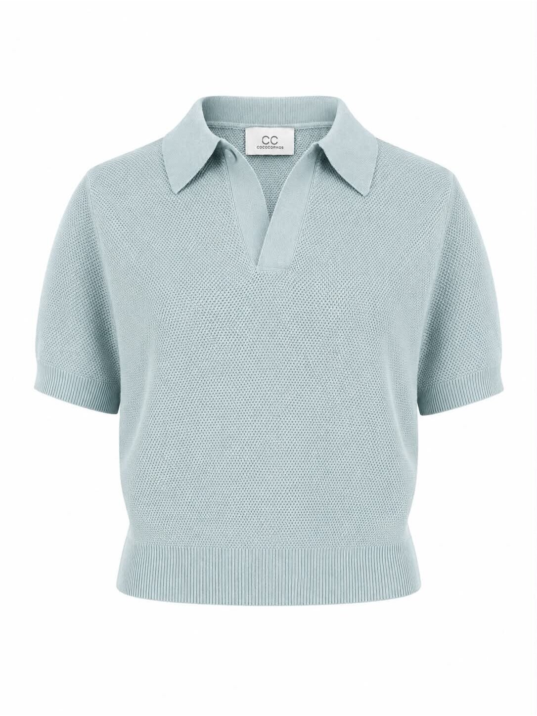 Coocoomos medvilnės polo palaidinė Giovana mint Coocoomos medvilnės polo palaidinė Giovana mint