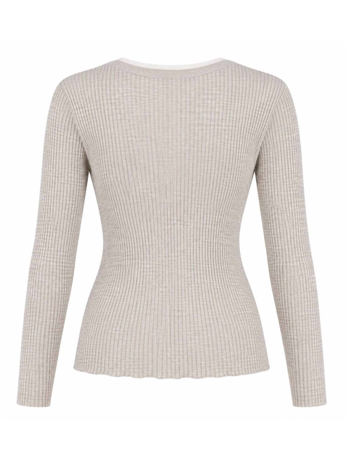 COOCOOMOS plonas merino vilnos megztinis nude Jamina 2 COOCOOMOS plonas merino vilnos megztinis nude Jamina 2