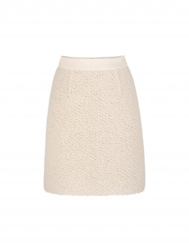 COOCOOMOS mini baltas vilnos White sijonas