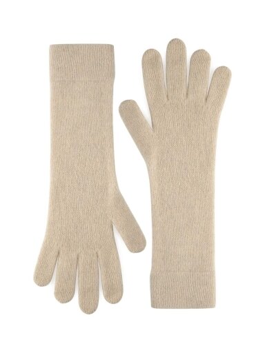 COOCOOMOS pilkos  Cashmere pirštinės