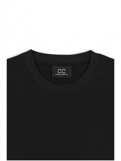 COOCOOMOS Iconic duck by Ettoja juodi marškinėliai 2