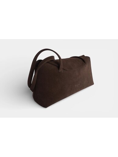 SELENE AMAS Juliette odinė rankinė - Espresso Suede 4