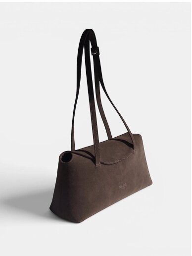 SELENE AMAS Juliette odinė rankinė - Espresso Suede 2