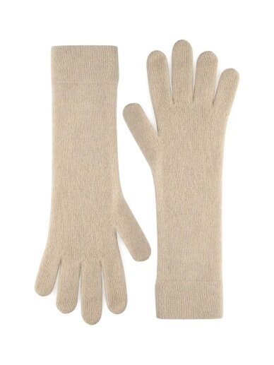 COOCOOMOS pilkos Cashmere pirštinės COOCOOMOS pilkos Cashmere pirštinės
