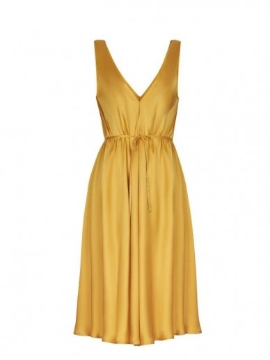 COOCOOMOS šilkinė suknelė Yellow