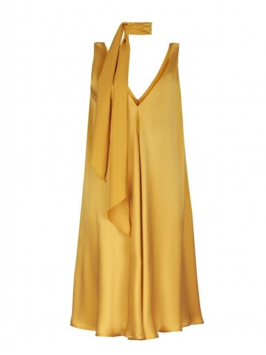 COOCOOMOS šilkinė suknelė Yellow