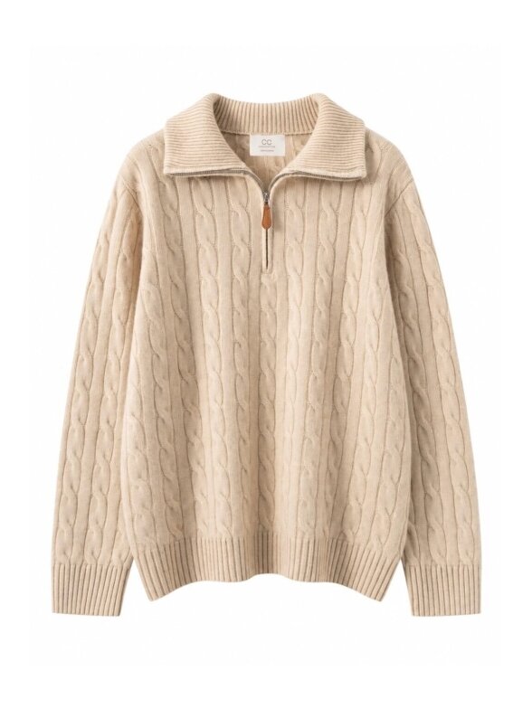 COOCOOMOS Dileta cashmere sweater nude
