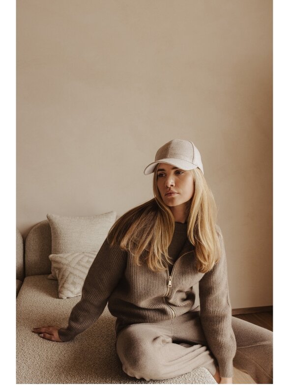 COOCOOMOS Naomi cashmere sweater taupe