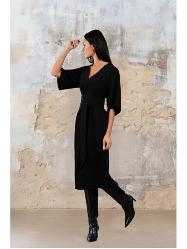DOKE  JUODA SUKNELĖ Japan-dress