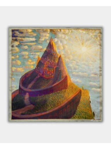 DONUM Šilkinė skarelė - M.K. Čiurlionis -Pilies pasaka