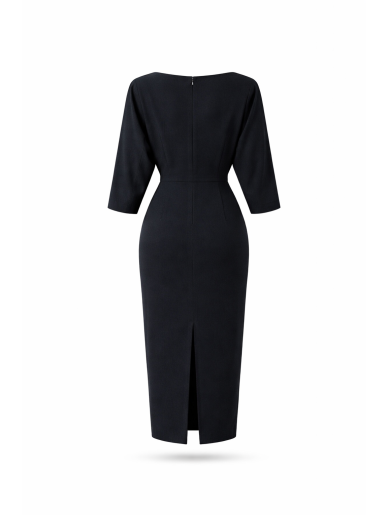 DOKE JUODA MIDI ILGIO SUKNELĖ X 2 DOKE JUODA MIDI ILGIO SUKNELĖ X 2