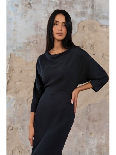 DOKE JUODA MIDI ILGIO SUKNELĖ X 4 DOKE JUODA MIDI ILGIO SUKNELĖ X 4