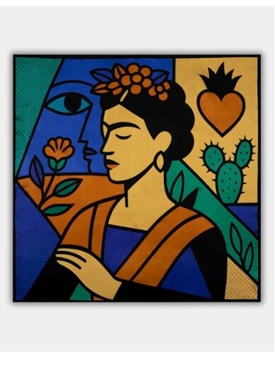 DONUM Šilkinė skarelė - Art NO.41/68X68 CM. 1 DONUM Šilkinė skarelė - Art NO.41/68X68 CM. 1