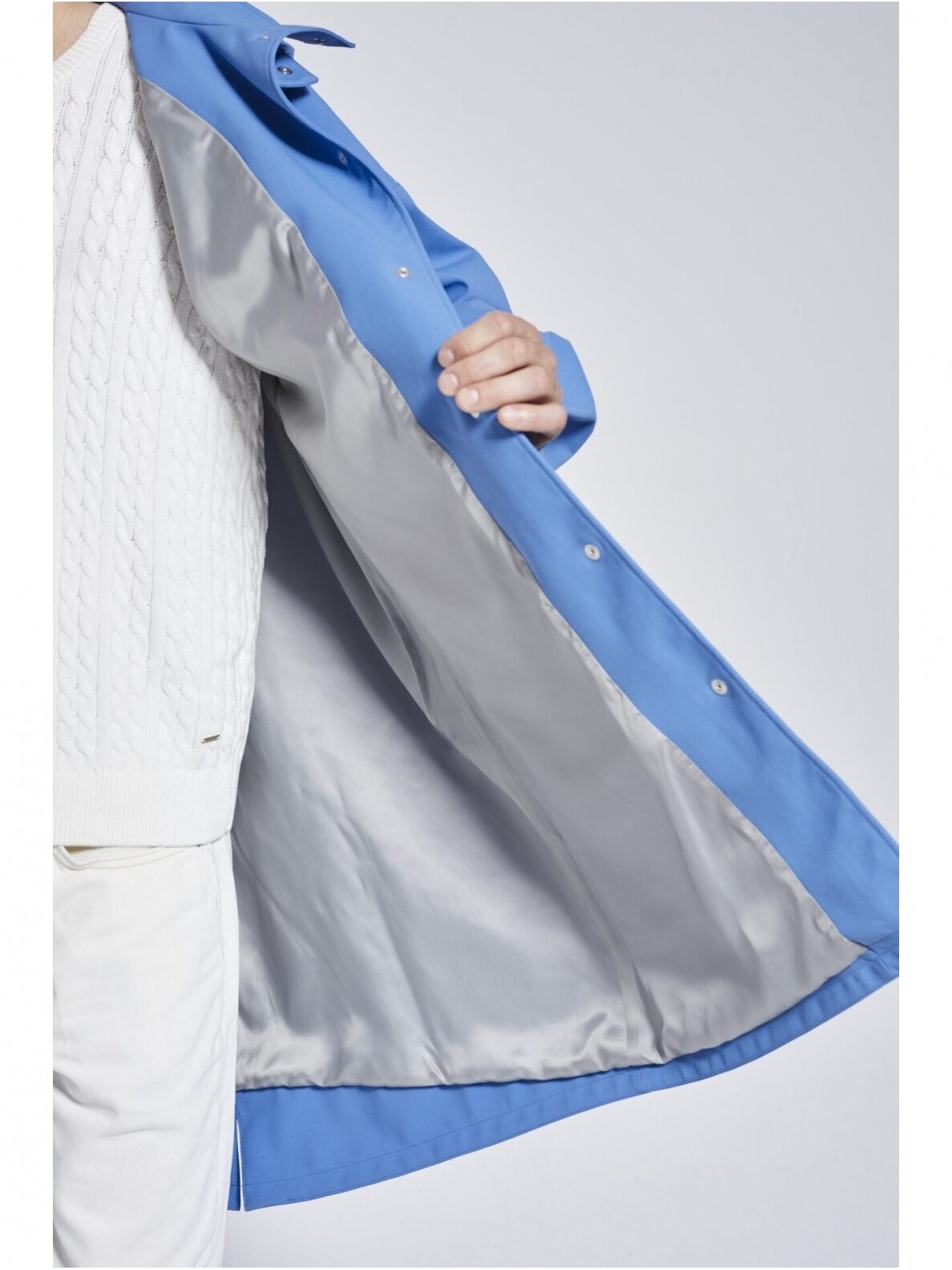 DUCKTAIL MĖLYNAS MARILA UNISEX LIETPALTIS – tvarios medžiagos 10 DUCKTAIL MĖLYNAS MARILA UNISEX LIETPALTIS – tvarios medžiagos 10