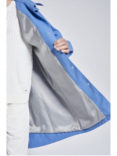 DUCKTAIL MĖLYNAS MARILA UNISEX LIETPALTIS – tvarios medžiagos 10 DUCKTAIL MĖLYNAS MARILA UNISEX LIETPALTIS – tvarios medžiagos 10