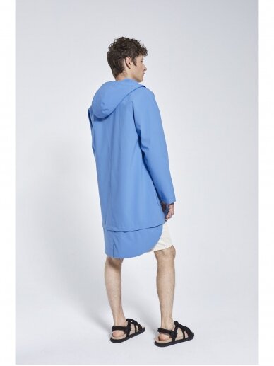 Ducktail MĖLYNAS UNISEX CITY LIETPALTIS – tvarios medžiagos 8 Ducktail MĖLYNAS UNISEX CITY LIETPALTIS – tvarios medžiagos 8