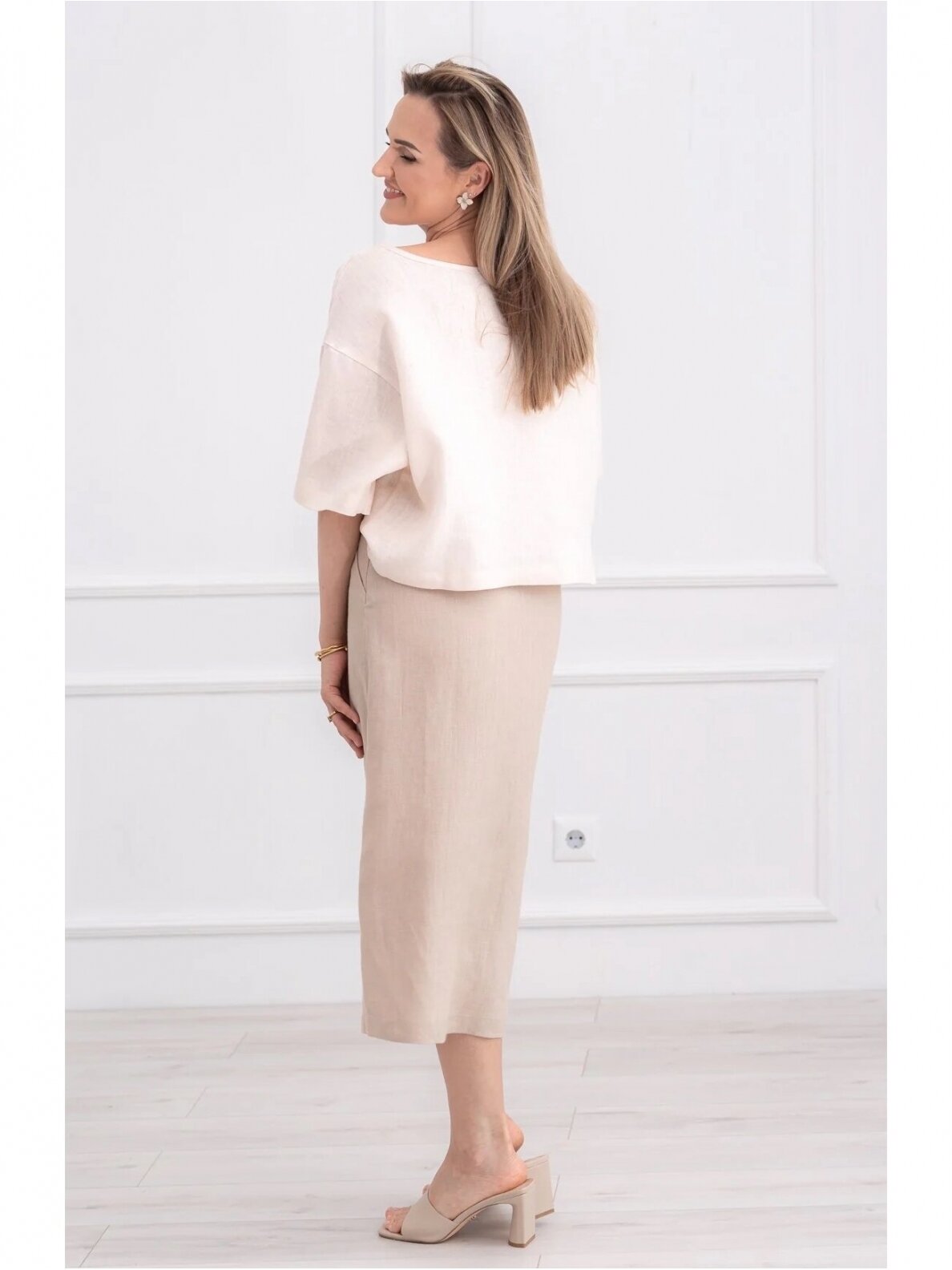 GO linen moteriška palaidinė - 100 % linas 3 GO linen moteriška palaidinė - 100 % linas 3
