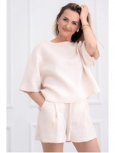 GO linen moteriška palaidinė - 100 % linas GO linen moteriška palaidinė - 100 % linas