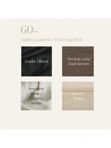 GO linen LININIS KOSTIUMĖLIS SU ŠORTAIS SMĖLINIS 3 GO linen LININIS KOSTIUMĖLIS SU ŠORTAIS SMĖLINIS 3