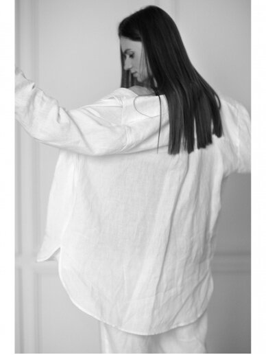 GRAND DUCHES balti lininiai marškiniai LIBERTY 4