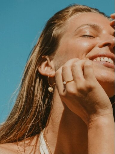 HipoJewelry kabantys perdirbto sidabro auskarai "TOBULUMAS"