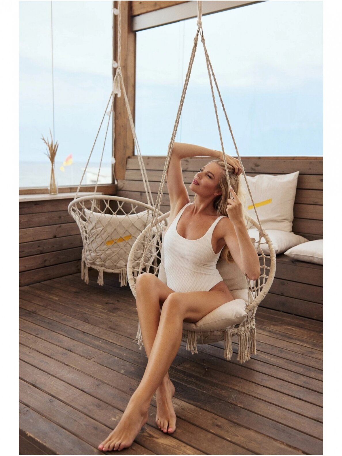 HOUSE OF INTIMATES Baltas Vientisas Maudymosi Kostiumėlis 2 HOUSE OF INTIMATES Baltas Vientisas Maudymosi Kostiumėlis 2