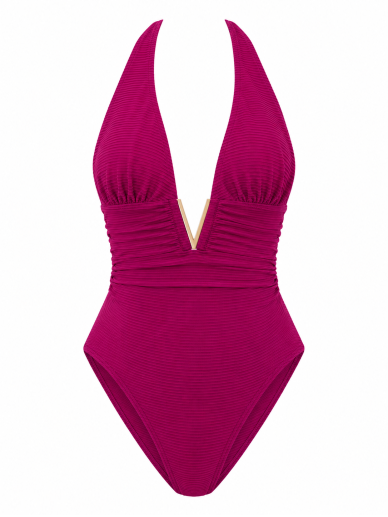 HOUSE OF INTIMATES Magenta Spalvos Vientisas Maudymosi Kostiumėlis 2 HOUSE OF INTIMATES Magenta Spalvos Vientisas Maudymosi Kostiumėlis 2