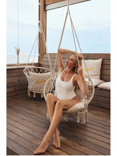 HOUSE OF INTIMATES Baltas Vientisas Maudymosi Kostiumėlis 2 HOUSE OF INTIMATES Baltas Vientisas Maudymosi Kostiumėlis 2
