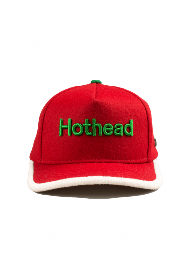 Hothead Cap Co. Raudona snapback kepurė (Kalėdinė kepurė) 2