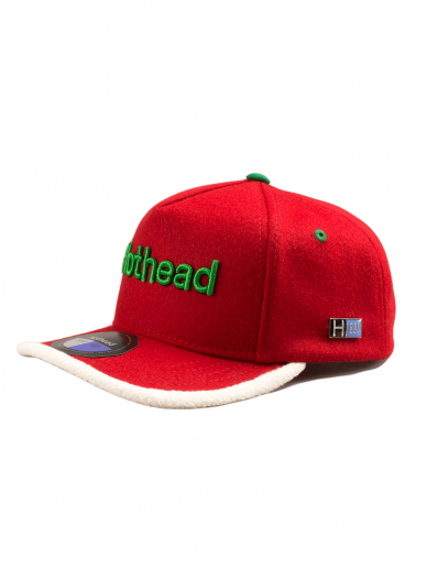 Hothead Cap Co. Raudona snapback kepurė (Kalėdinė kepurė)
