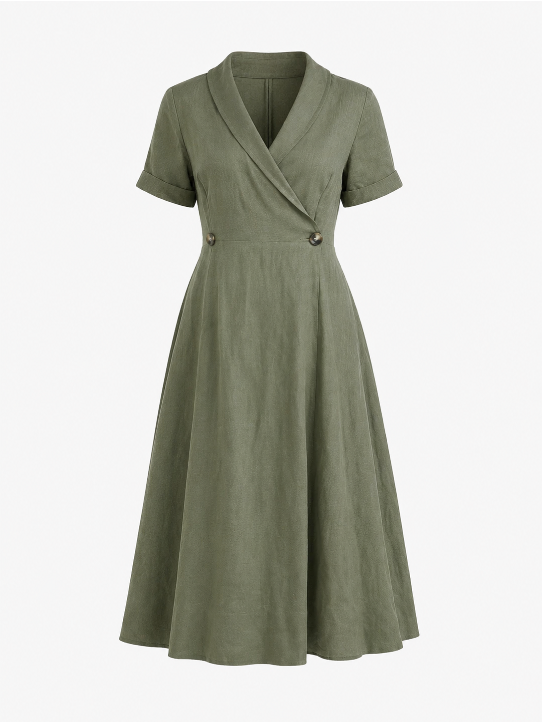 Magic Linen žalia lininė suknelė WRAPPED LINEN DRESS PARIS IN MIST GREEN 1 Magic Linen žalia lininė suknelė WRAPPED LINEN DRESS PARIS IN MIST GREEN 1