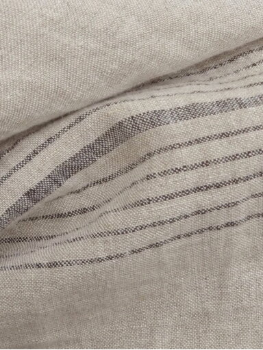 Magic LINEN Moteriškas lininis chalatas „Artisan Stripe“