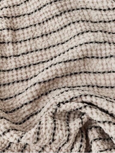 Magic LINEN   Unisex chalatas iš lino ir medvilnės „Thin Striped“