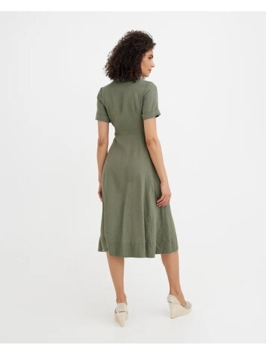 Magic Linen žalia lininė suknelė WRAPPED LINEN DRESS PARIS IN MIST GREEN 6 Magic Linen žalia lininė suknelė WRAPPED LINEN DRESS PARIS IN MIST GREEN 6