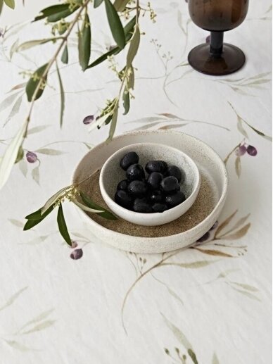 Magic Linen lininė staltiesė OLIVE ORCHARD PRINT ON WHITE LINEN TABLECLOTH 5 Magic Linen lininė staltiesė OLIVE ORCHARD PRINT ON WHITE LINEN TABLECLOTH 5