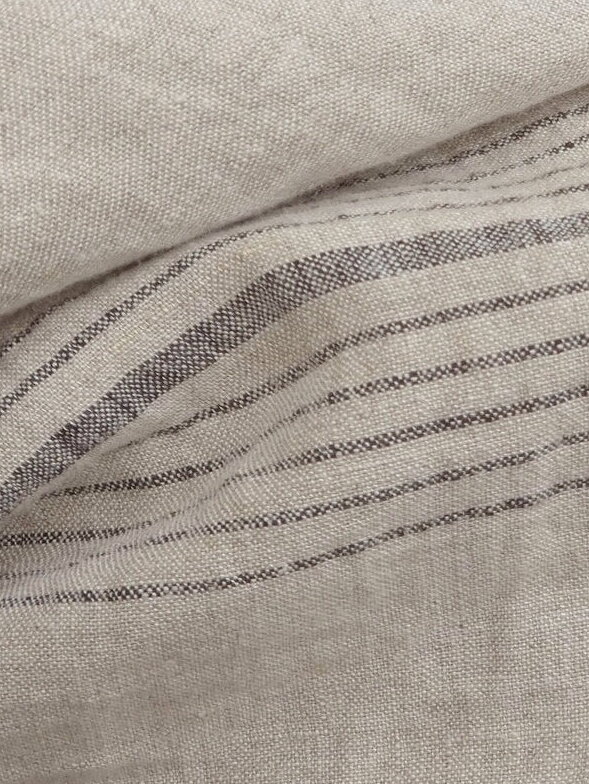 Magic LINEN Moteriškas lininis chalatas „Artisan Stripe“ 1 Magic LINEN Moteriškas lininis chalatas „Artisan Stripe“ 1