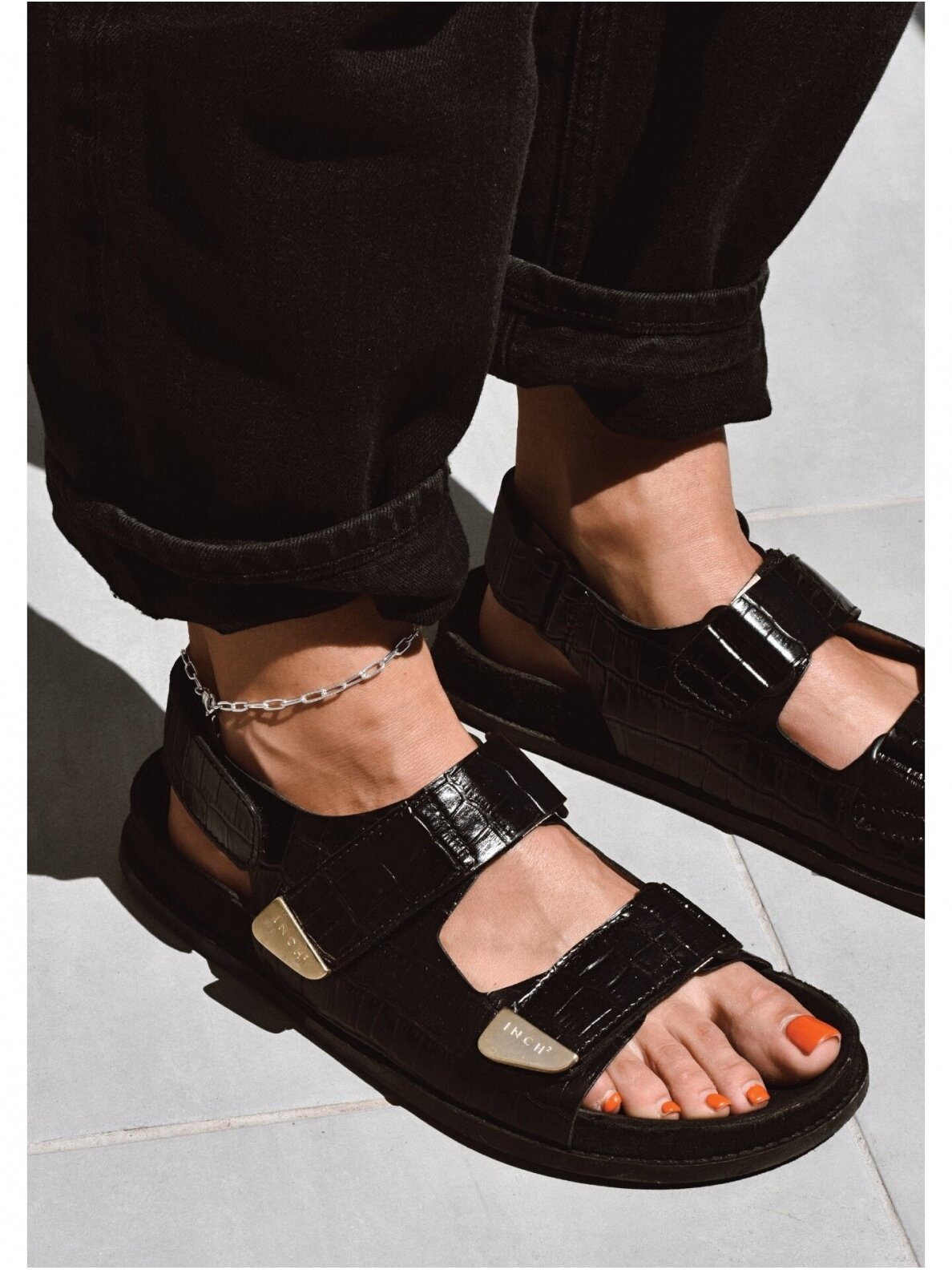 NO MORE grandinėlė ant kojos PAPER CLIP ANKLET SILVER 2 NO MORE grandinėlė ant kojos PAPER CLIP ANKLET SILVER 2