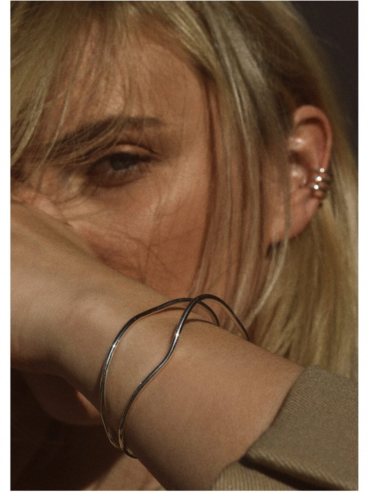 NO MORE apyrankė WAVE BRACELET SILVER 1 NO MORE apyrankė WAVE BRACELET SILVER 1