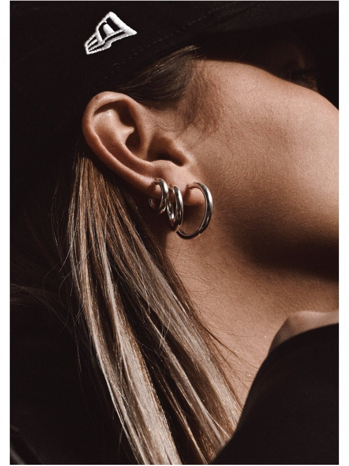 NO MORE auskarai ELLA HOOPS SILVER 4 NO MORE auskarai ELLA HOOPS SILVER 4