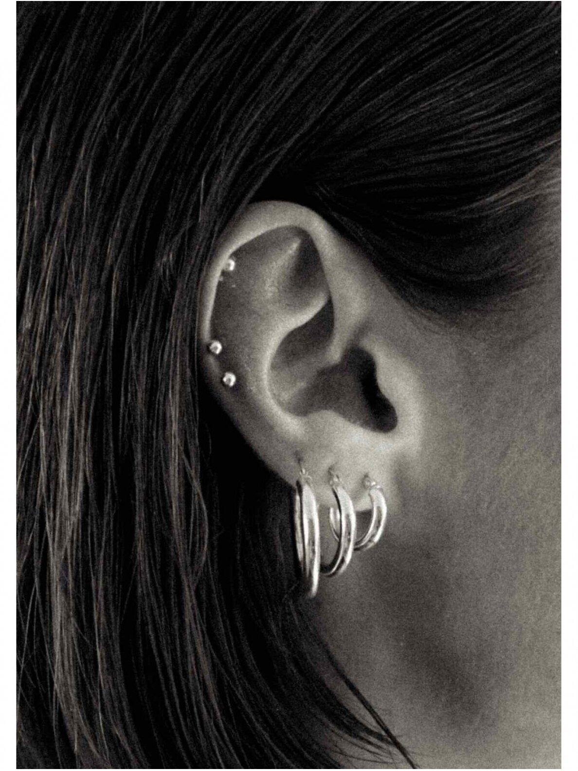 NO MORE auskarai ELLA HOOPS SILVER 1 NO MORE auskarai ELLA HOOPS SILVER 1