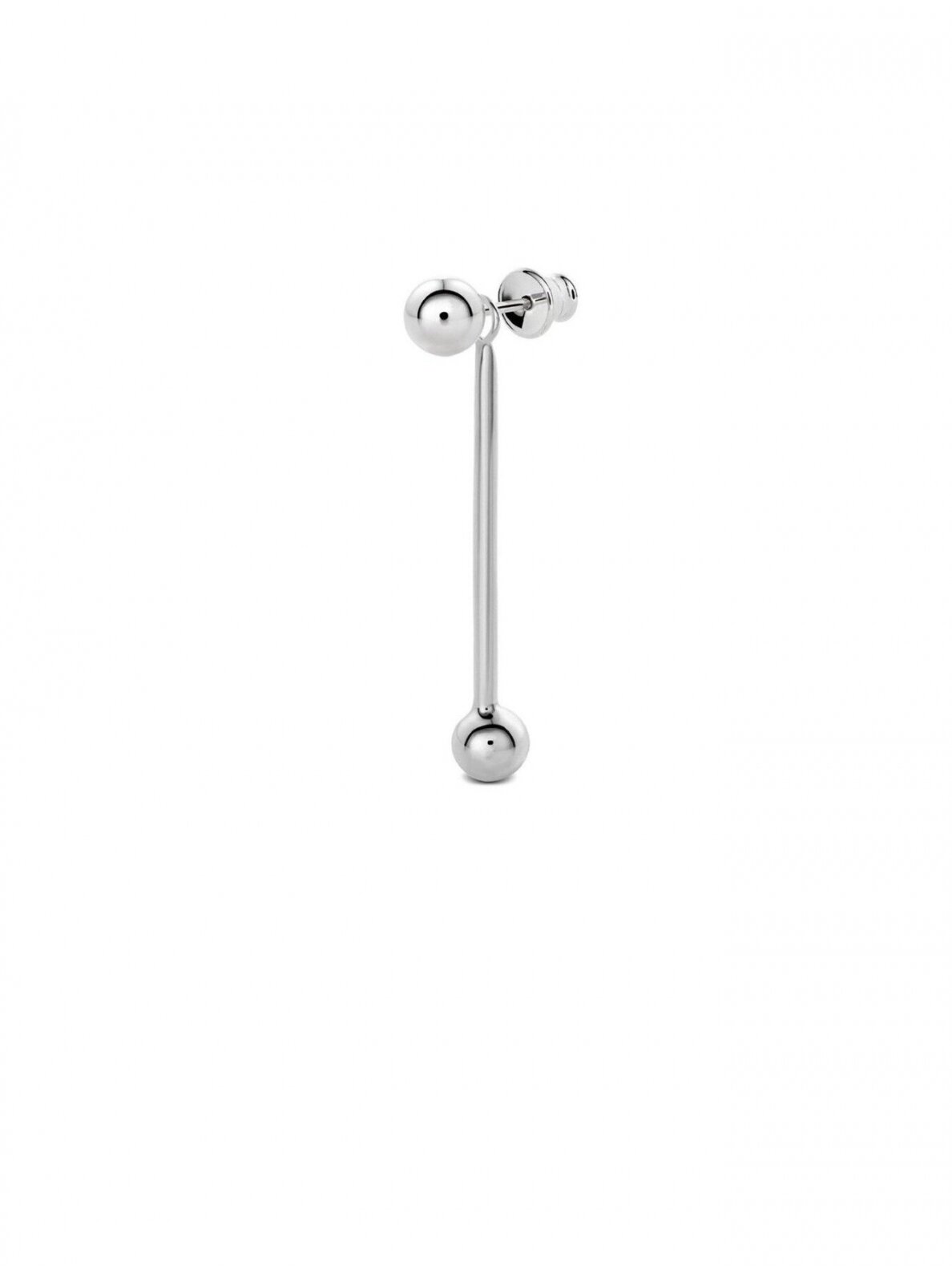 NO MORE auskarai SHORT BOMB SWINGER EARRINGS SILVER 5 NO MORE auskarai SHORT BOMB SWINGER EARRINGS SILVER 5