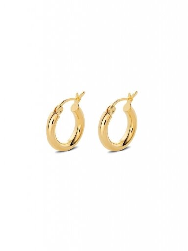 NO MORE auskarai ELLA HOOPS GOLD