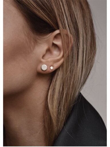 NO MORE auskarai DIFFERENT TWINS EARRINGS SILVER